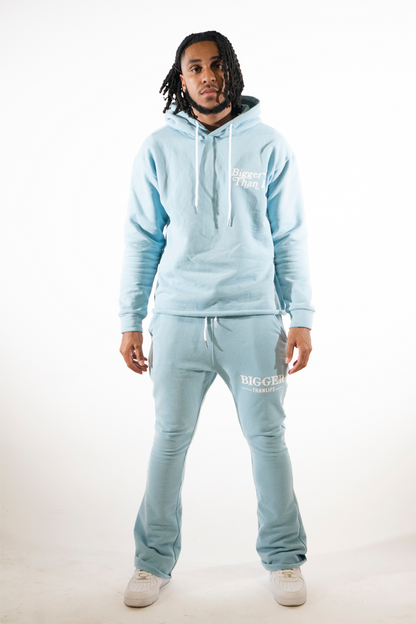 Blue sweatsuit clearance